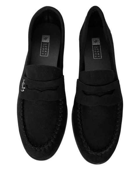 Damenschuhe Loafer Mokassins in schwarz Gr. 36-42